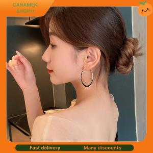 ❣️❣️❣️ 1Pair Girl Fashion Earrings Drop Glaze Earrings Exaggerated Circle Earrings Womens High-end French Temperament Hoop Earrings