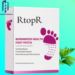 RtopR Wormwood Health Foot Patch Koyo Kaki Meningkatkan Sirkulasi Darah Menenangkan dan menyegarkan