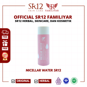 SR12 MICELLAR WATER / MELEMBABKAN WAJAH SECARA ALAMI BERSIH DAN SEGAR / PEMBERSIH WAJAH TERBAIK..!!