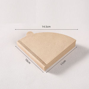 【BUY 50 TAKE 50】100PCS Coffee Paper Filter For Coffee Hand-poured Coffee Filter Drip Fan&Round Aeropress Filter Pour coffee filter paper hand punch Cone Shape American coffee machine filter paper Size Wood Pulp