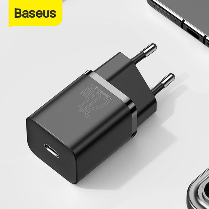Baseus Bộ Sạc USB C PD Super Si 20W Cho iPhone 12 Pro Max Bộ Sạc