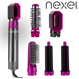 เครื่องม้วนลอนผมอัตโนมัติ 5in1 ที่ม้วนผมไดร์ ม้วนไดร์ผมเร็ว ที่ดัดผมไฟฟ้า ปรับได้ 3 ระดับ โรลม้วนผมไฟฟ้าแกนม้วนผม เครื่องลอนผมไฟฟ้า