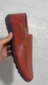 2026 Summer New MenS Shoes Casual MenS Leather Shoes Trendy Versatile Loafers Comfortable Slip-On Shoes