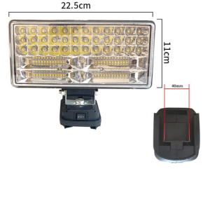 Portable LED Work Light for Makita 18V Battery Powered Adjustable Waterproof Camping Emergency Tool Lamp