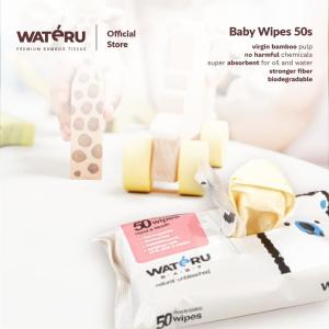 Wateru Premium Bamboo Facial Tissue Kualitas Tinggi Tidak Mudah Sobek Kuat