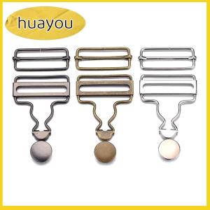 huayou Dungaree Fasteners Clip Brace Buckles With Jeans Buttons Set For Denims Jackets Home DIY Apparel Sewing Supplies