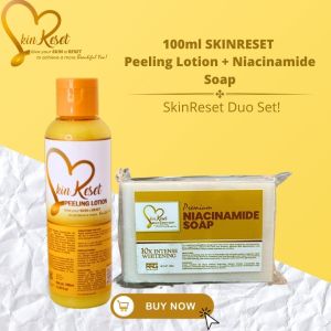 SkinReset Duo Set - 100ml Peeling Lotion & SkinReset Face&Body Soap