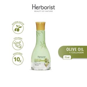 Herborist Minyak Zaitun Collagen 150ml / 75ml | Minyak Pijat Urut Aroma Terapi Olive Oil + Collagen