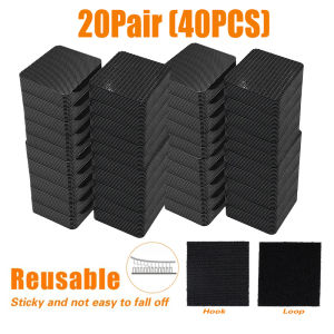 20/40/60 Pcs Double Faced High Adhesive Car Carpet Fixed Patches Home Floor Foot Mats Anti Skid Grip Tapes
