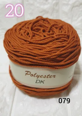100g Polyester Thick Ply Yarn Crochet Knitting Thread Bag DIY (MIN 2 PCS)