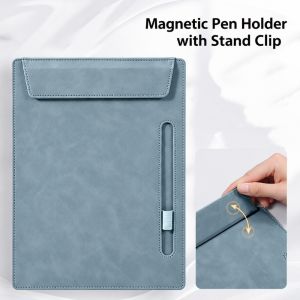 MAOMEI Kẹp từ tính Bảng kẹp Da PU Chống trượt Kẹp giấy khổ A4 A4 Bền bỉ Bìa hồ sơ giấy Văn phòng