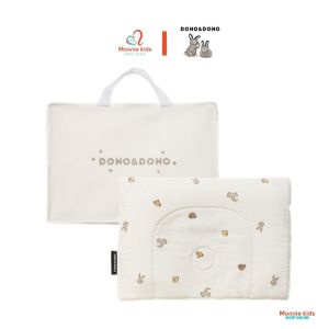 Gối định hình Duraron cho trẻ sơ sinh Dono&Dono gối sơ sinh cao cấp có thể điều chỉnh độ cao