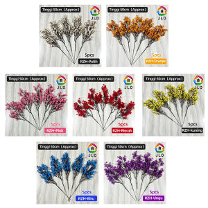 JieLiDa 5pcs Bunga baby breath SAKURA babys breath Tinggi 50cm bunga artificial bunga buatan