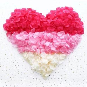 1000Pc Artificial Silk Rose Petals Colorful RealisticDecorative Faux Flowers forValentines Day Weddings and Romantic EventDeco