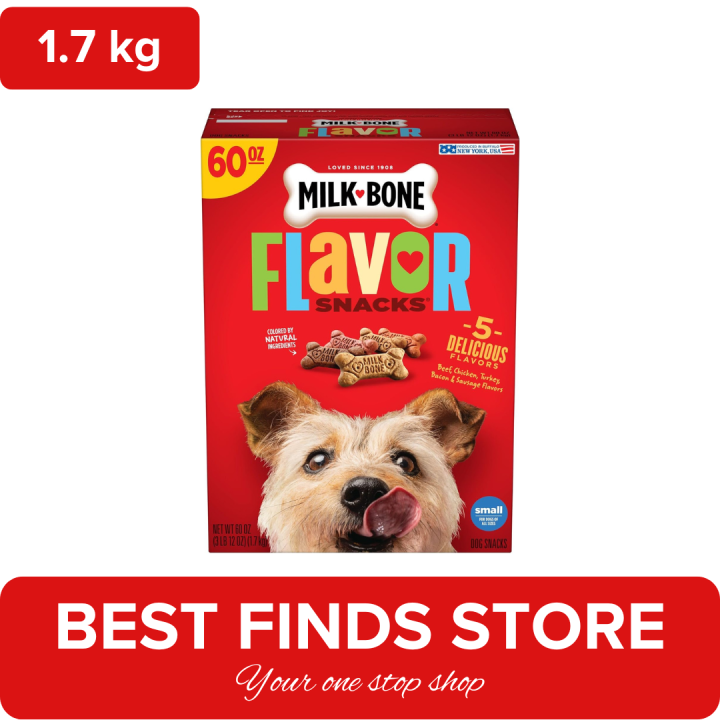Milk-Bone Flavor Snacks Small Dog Biscuits Flavored Crunchy Dog