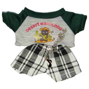 AKZDXE Costume Change Game 20CM Cotton Doll Clothes Dress up DIY Lovely T-shirt Shorts Set Cute with Necklace Doll Accessories Kids Toys
