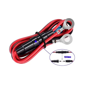 HLINKEY Quick Charge 3.0 60W Dual USB Car Charger Socket Waterproof 12V/24V USB Fast Charger with Switch for Boat Motorcycle Truck