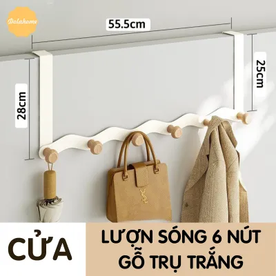 Giá treo đồ Dola Home móc cửa cao cấp tiện lợi không cần khoan