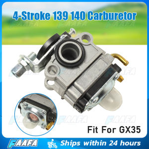 Lawn Mower Carburetor Electric GX35 Four-stroke 139 140 Carburetor for Generator Engine Hedge Trimmer Brush Cutter