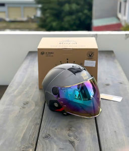 Mũ bảo hiểm nửa đầu Royal M289 màu Xám Titan 2 kính tặng túi rút hàng chính hãng