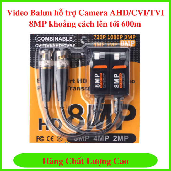 Balun camera 8MP cho CVI/TVI/AHD/Analog Lazada.vn
