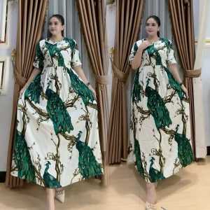 Pacuka – Daster Resleting Depan Busui Friendly Leher Kra Bawah Mayung