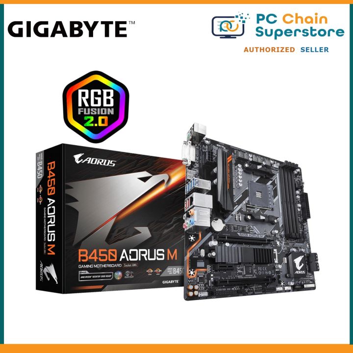 Motherboard B450 Aorus M Rgb Gigabyte B450 AORUS M MATX AMD B450