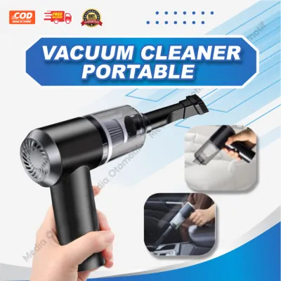 Vacuum Cleaner Mobil Mini Portable Wireless Nirkabel Tanpa Kabel | Alat Penyedot Debu Kotoran di Mobil