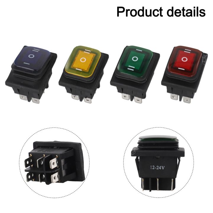 [DHGO] Multi Use DPDT Toggle Button Switches Set of Seven for ...