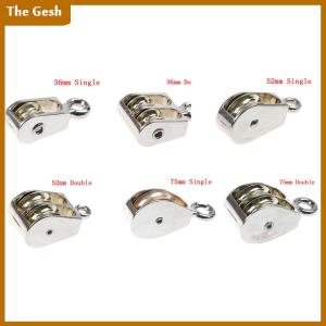 [The Gesh] 36 52 75mm kim loại Ròng Rọc Hợp kim kẽm ròng rọc nhỏ đơn đôi ròng rọc cho tự làm