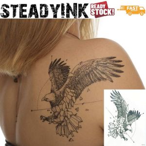 [𝚂𝚝𝚎𝚊𝚍𝚢𝙸𝙽𝙺] Temporary Tattoo Sticker Waterproof Tatu Pelekat | Owl Geometric Eagle | Makeup Carnival Event Festival Party |