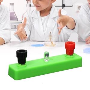 Physics Electricity Experiment Device with LED Light Bulb Hands on LED Light Experiment Props LED Light Emitting Diodes