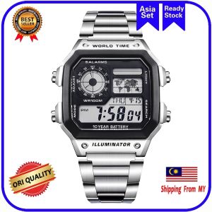 Casio/Outlets G-STEEL General AE-1200WHD-1AV Silver Stainless Steel Band Men Watch