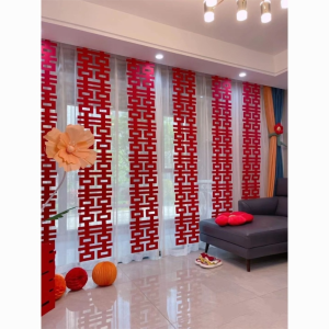 MINIFELE 262 Heart Shaped Wedding Decoration Props Red Non-woven fabric Follow-Up Photography Props High Quality Engagement Room Decorations Wedding Supplies