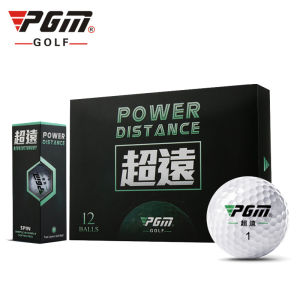 PGM 12 Balls GOLF High Elasticity White Two Layer Golf Ball in 80 To 90 Hardness Q023