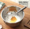 HOME PERFECT 8-14 Inch Stainless Steel Cream Mixer Egg Beater,Dolgano Egg Whisk,Pemukul Telur, ES-8, ES-10, ES-12, ES-14. 