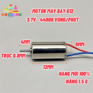 Motor flycam 612 3.7V tốc độ 44900 vòng/phút - LK0535