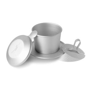 Phin Cafe Nhôm Cao Cấp Kim Hằng Xi Màu Nâu Vàng Bạc chính hãng