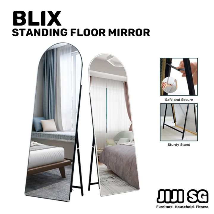 (JIJI.SG) BLIX Standing Floor Mirror / Full Length / Bedroom / Dressing / Bulky Lazada Singapore