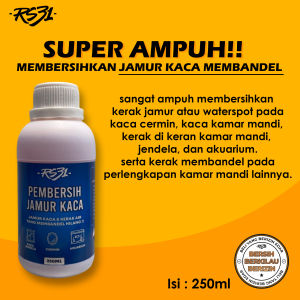 Obat Penghilang Jamur Kaca RS31 Cairan Pembersih Jamur Kaca / Waterspot Remover Obat Penghilang Jamur Aquarium Membandel & Kerak Cermin Membandel