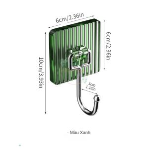 Móc Dán Tường Chịu Lực Siêu Dính Treo Đồ Vật Dụng Đa Năng Tiện Ích Thiết Kế Sang Trọng