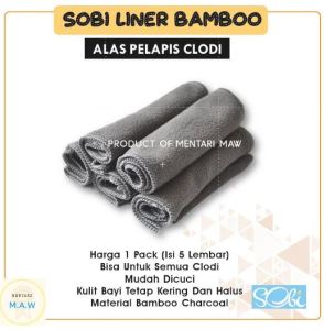 Original Sobi Liner Bamboo (Alas Pelapis Clodi)