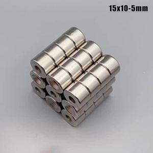2-100pcs 15x10-5mm Magnet Hole Round Shape for Kitchen Garage Tool Office Fridge Whiteboard Craft 15*10-5mm Accessory