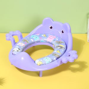 【Malaysia Stock】Baby Toilet Seat Children Potty Safe Seat Kids Toilet Training Potty with Armrest Toilet Training Infant Potty Cushion