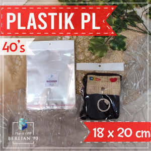 Plastik Display Tebal 18x20 cm 40 Mic - Plastik Gantung untuk Kemasan Aksesoris & Snack