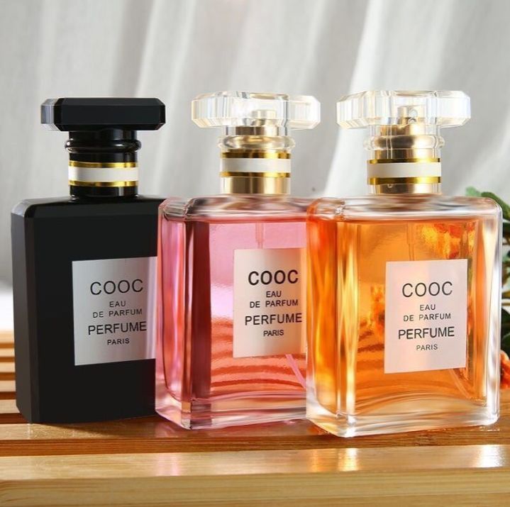 COOC Perfume For Women For Men 50ml Long Lasting Scent Oil Fragrance Light  EDP Incense Spray Bottle，Premium packaging carton，Birthday present，Creative 