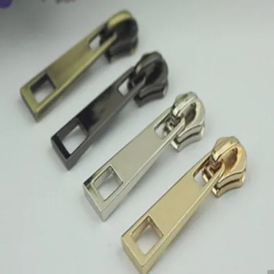 đầu dây kéo răng 5 (loại dài và dày) dùng cho dây kim loại