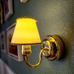 DOWNA Mini Đèn thủy tinh màu nhà búp bê Tự làm 7 Kiểu Dáng Đèn chùm trần nhà Chất lượng cao 1:12 Mô hình chiếu sáng Phụ Kiện Nhà Búp Bê