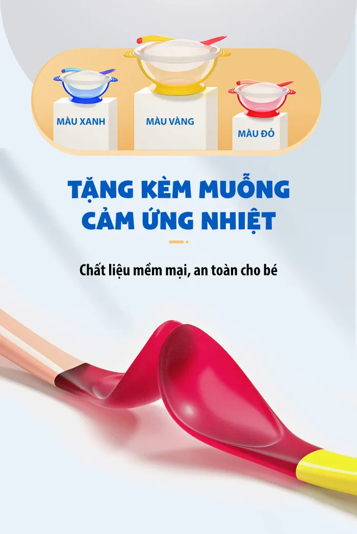 Tặng Kèm Muỗng Cám Ứng Nhiệt