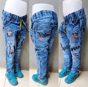 Celana panjang jeans anak laki usia 1 - 12 tahun celana panjang anak cowok kualitas premium gaul dan keren